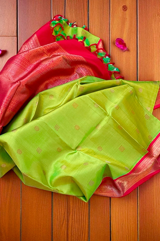 Kanjivaram Silk Saree - AW1201KS