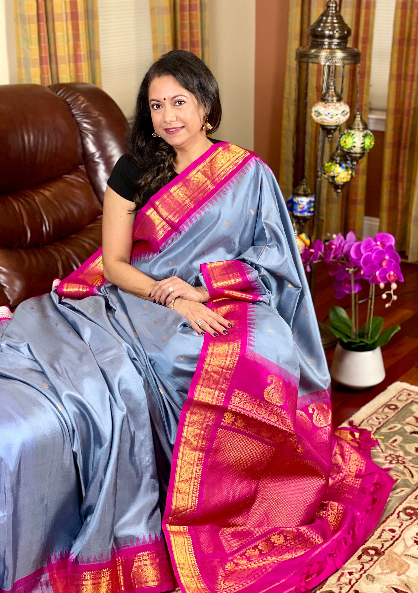 Gadwal Silk Saree - AW1001GS