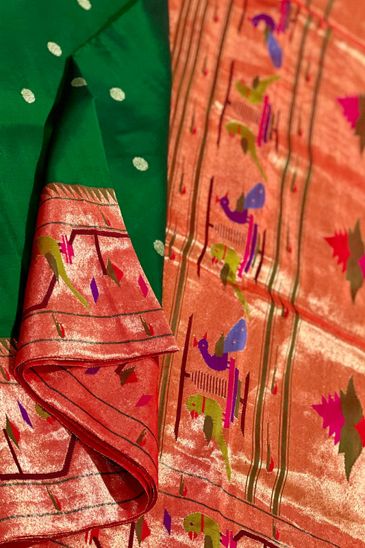 Paithani Silk Saree - AW1049PS