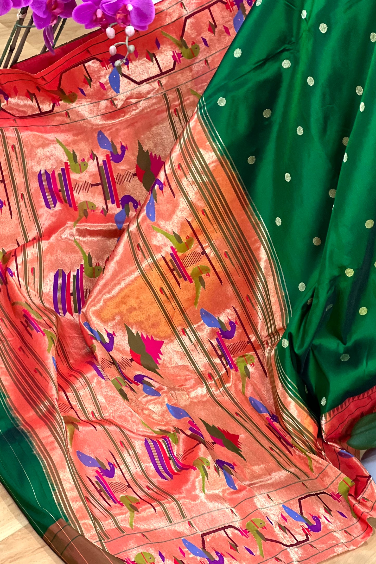 Paithani Silk Saree - AW1049PS