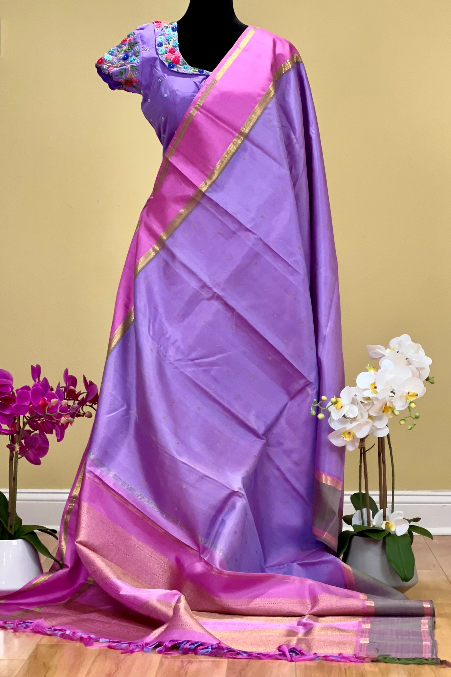 Kanjivaram Silk Saree - AW1339KS
