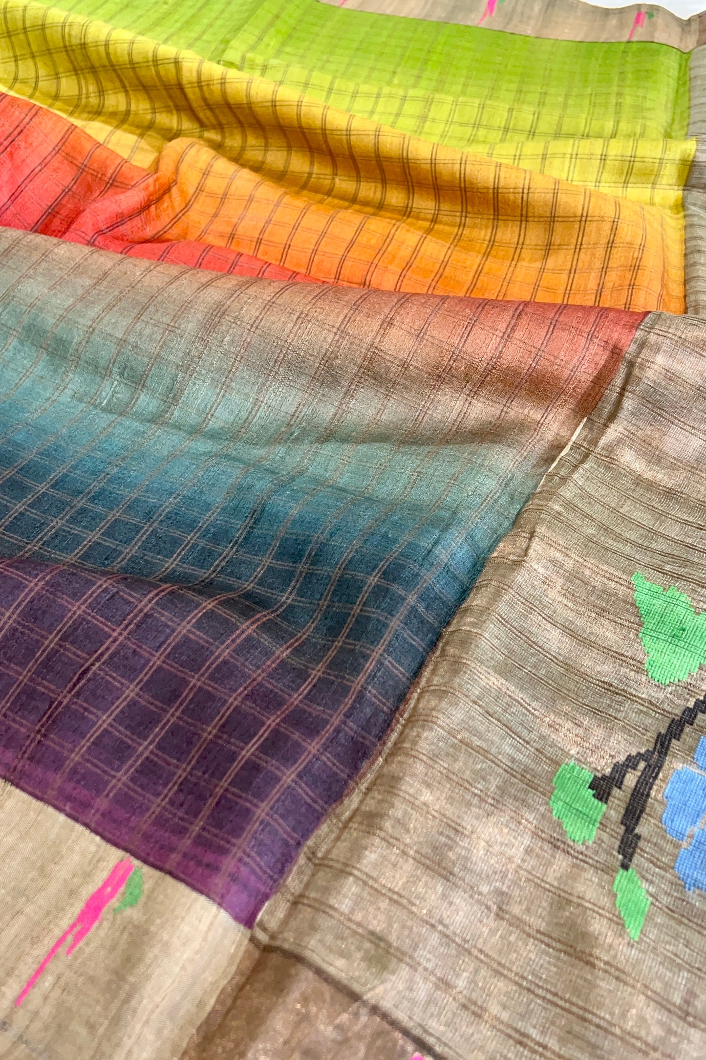 Tussar Silk Saree - AW1002FUS