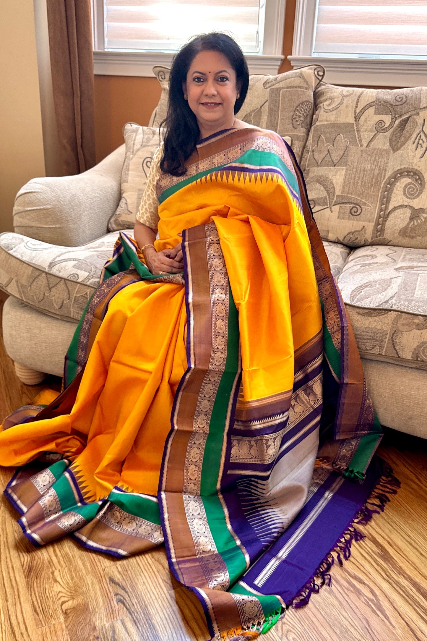 Kanjivaram Silk Saree - AW1438KS