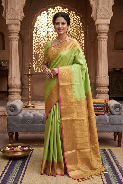 Gadwal Silk Saree - AW1051GS