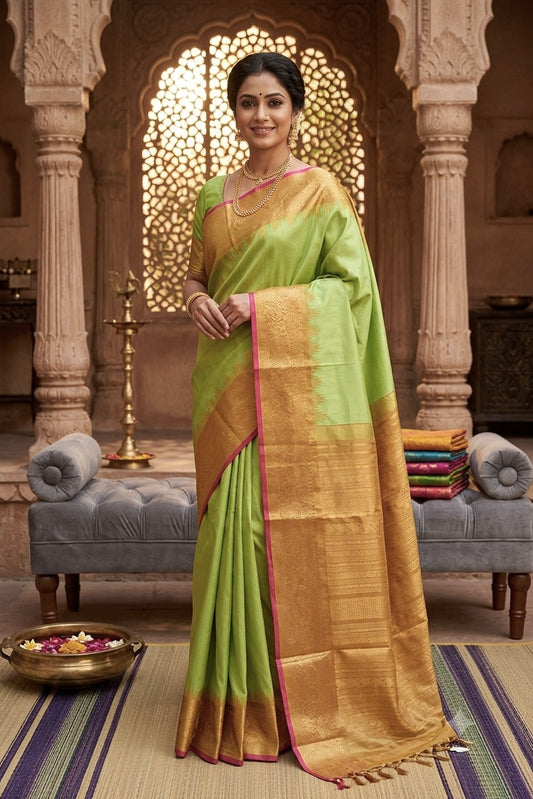 Gadwal Silk Saree - AW1051GS