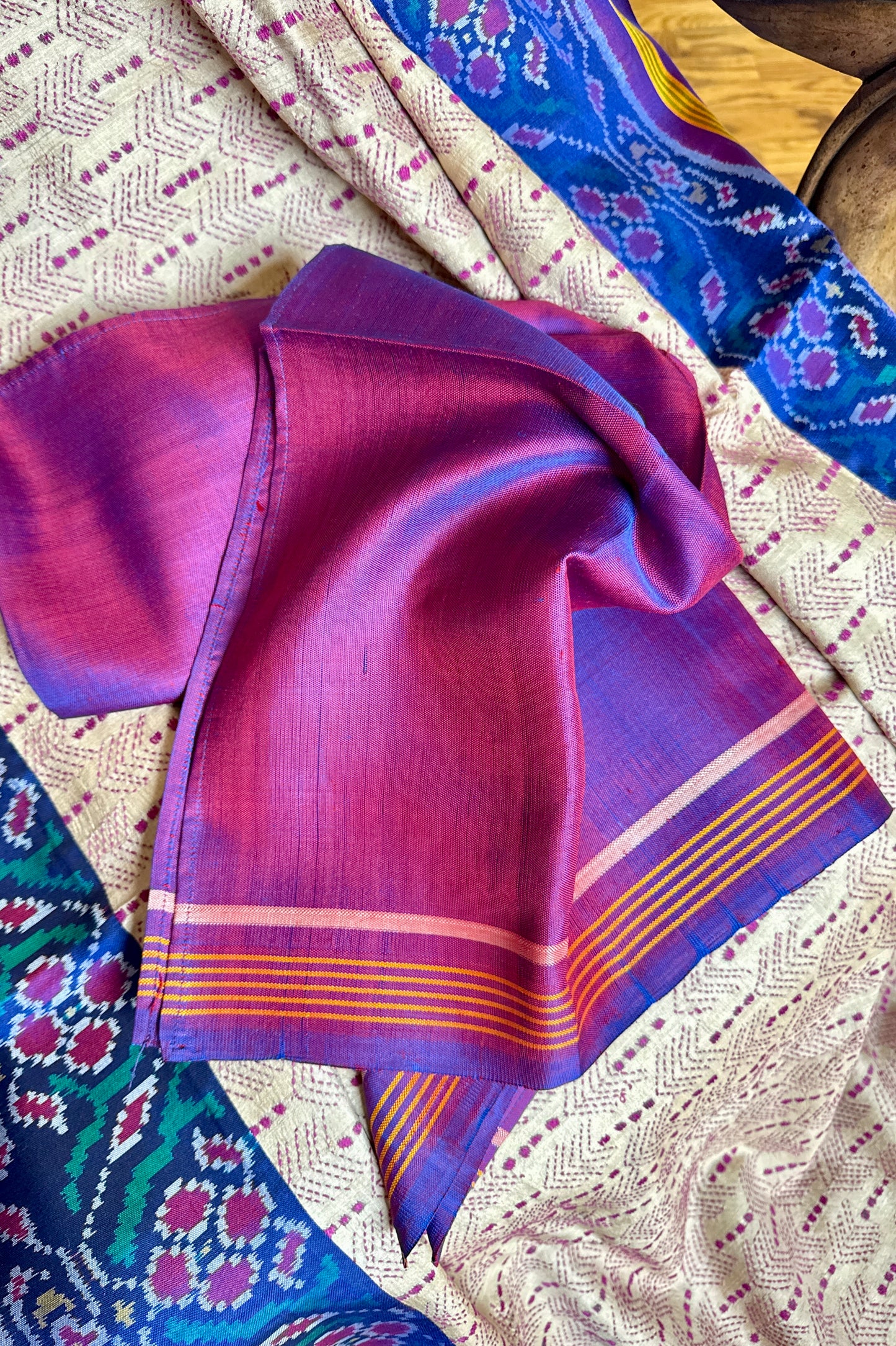 Handloom Fusion Saree - AW1004FUS