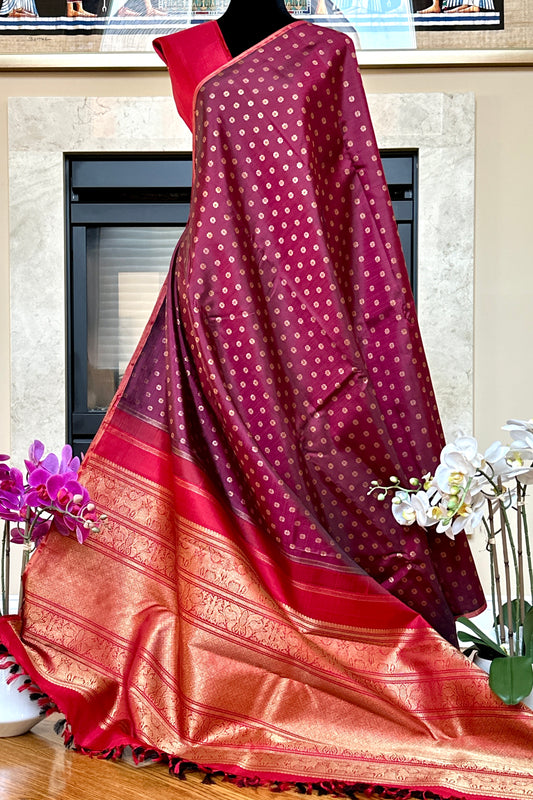 Kanjivaram Silk Saree - AW1523KS