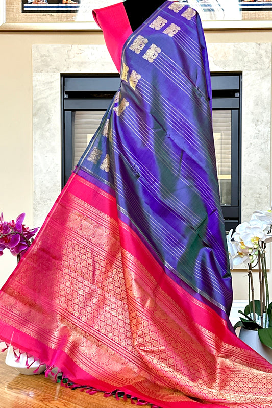 Kanjivaram Silk Saree - AW1519KS