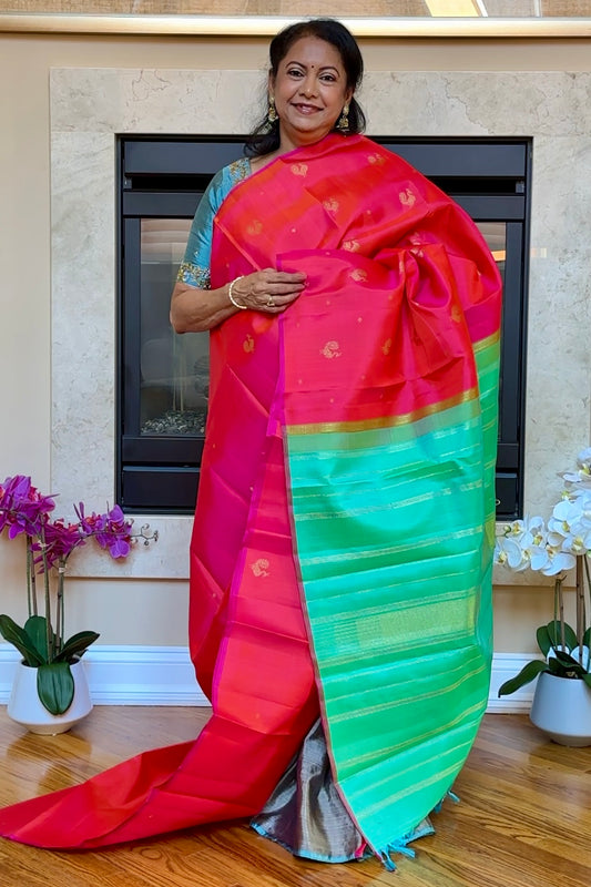 Kanjivaram Silk Saree - AW1521KS