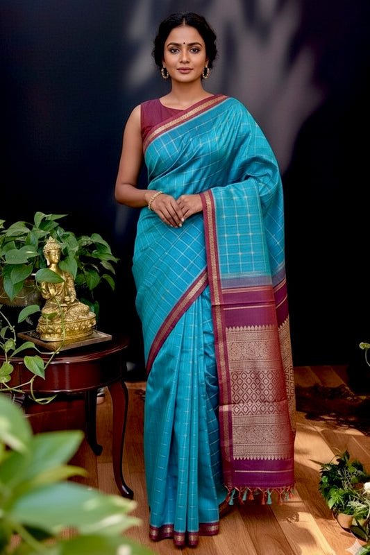 Kanjivaram Silk Saree - AW1509KS