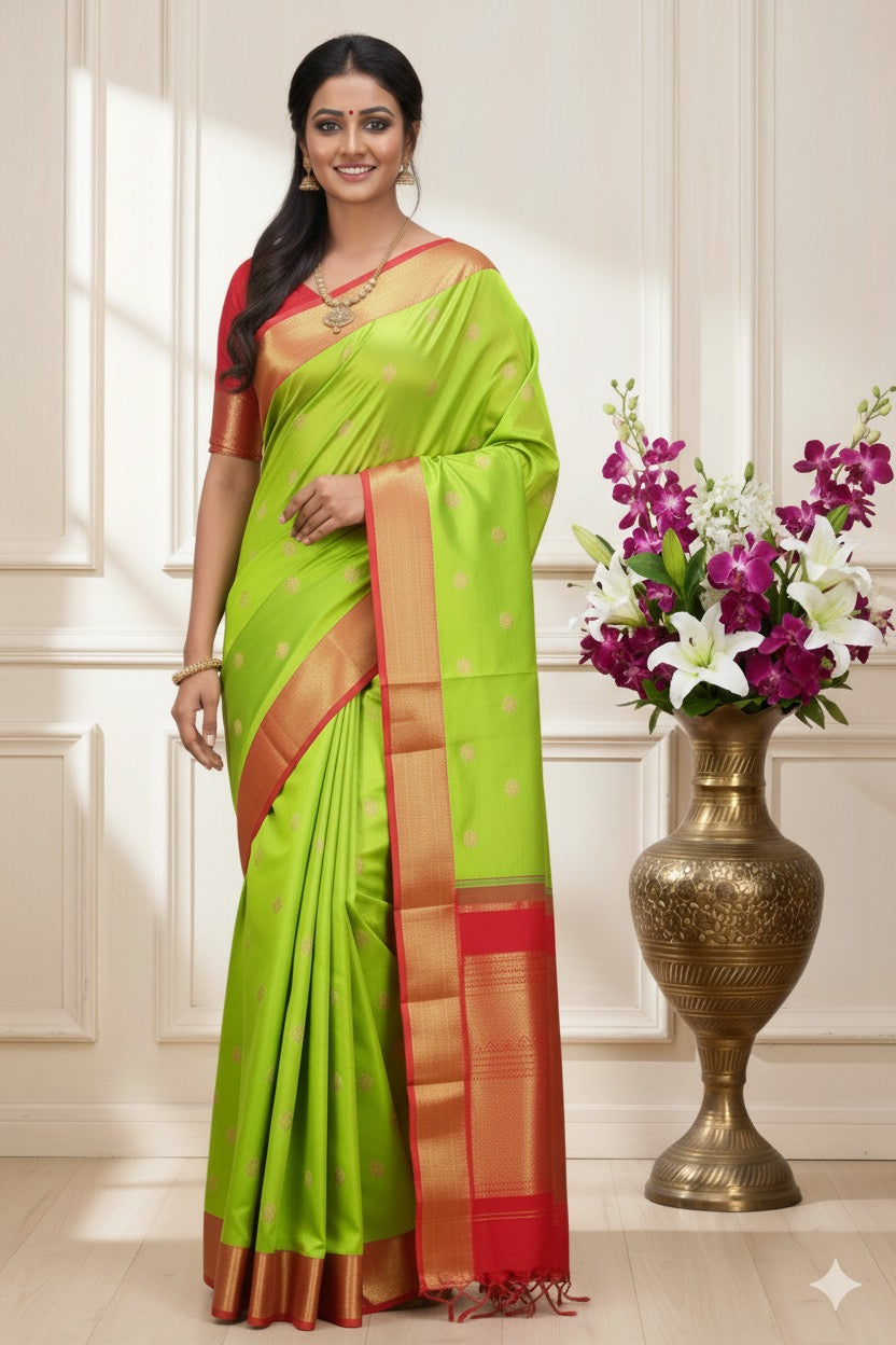 Kanjivaram Silk Saree - AW1201KS
