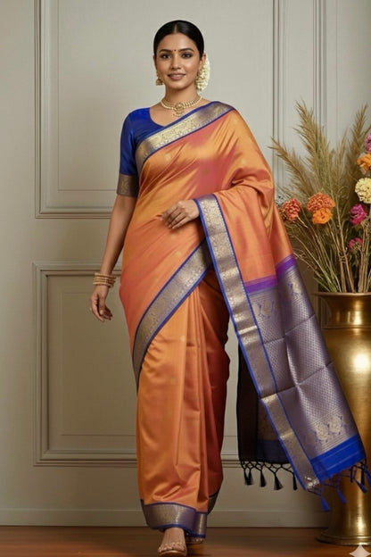 Kanjivaram Silk Saree - AW1668KS