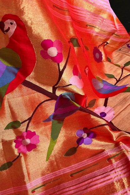 Paithani Silk Saree - AW1059PS