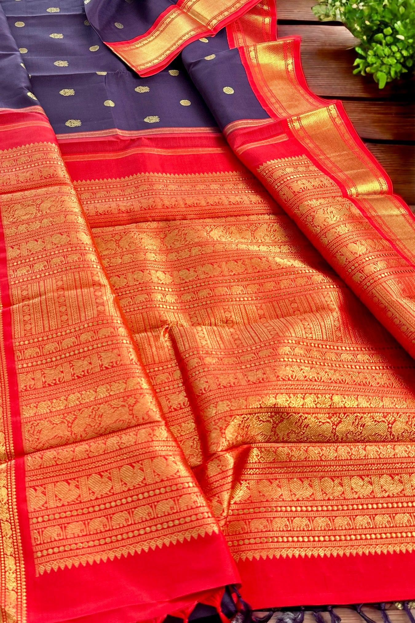 Kanjivaram Silk Saree - AW1411KS