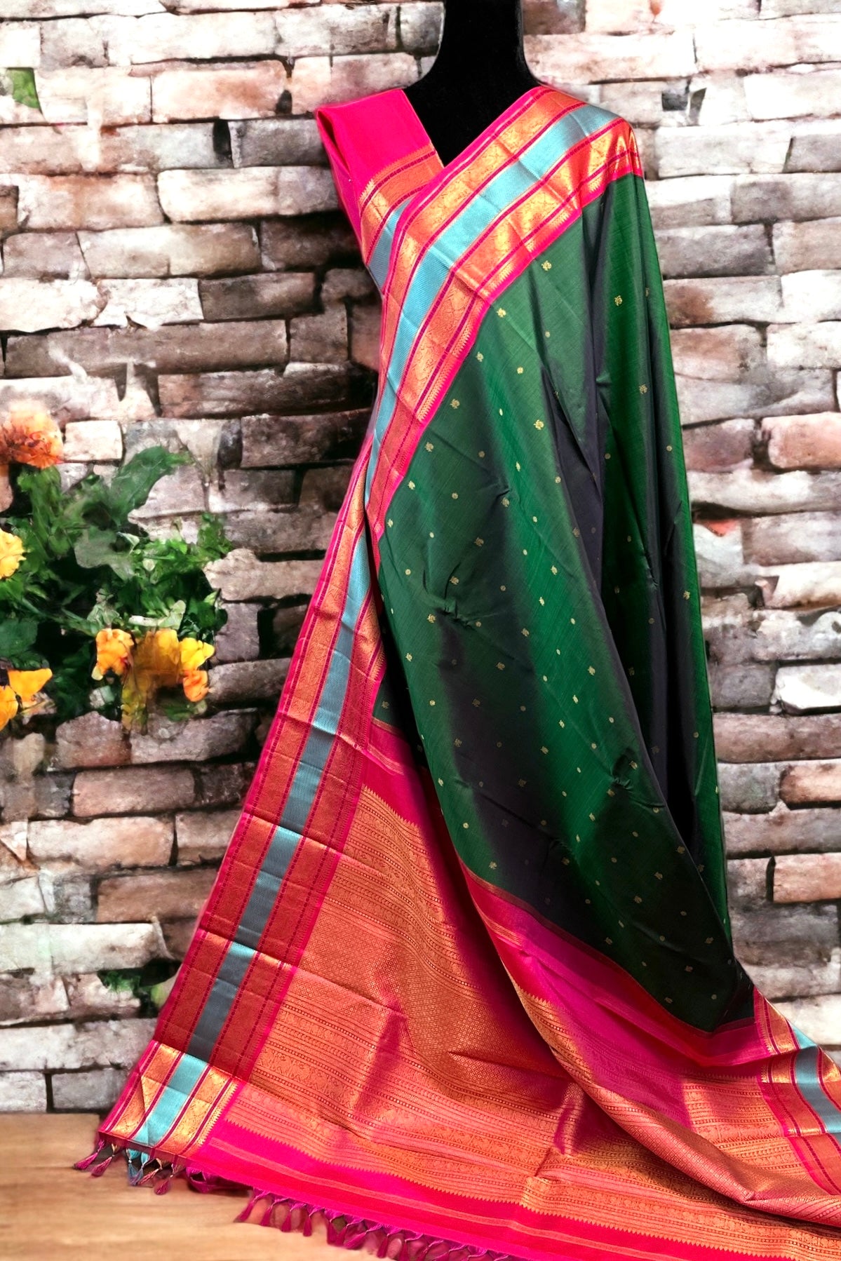 Kanjivaram Silk Saree - AW1403KS