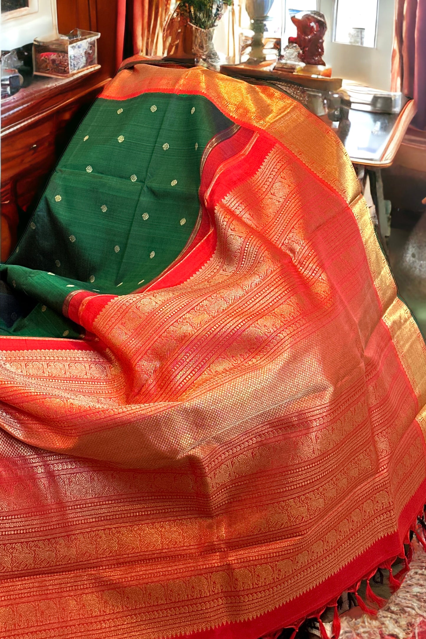Kanjivaram Silk Saree - AW1457KS
