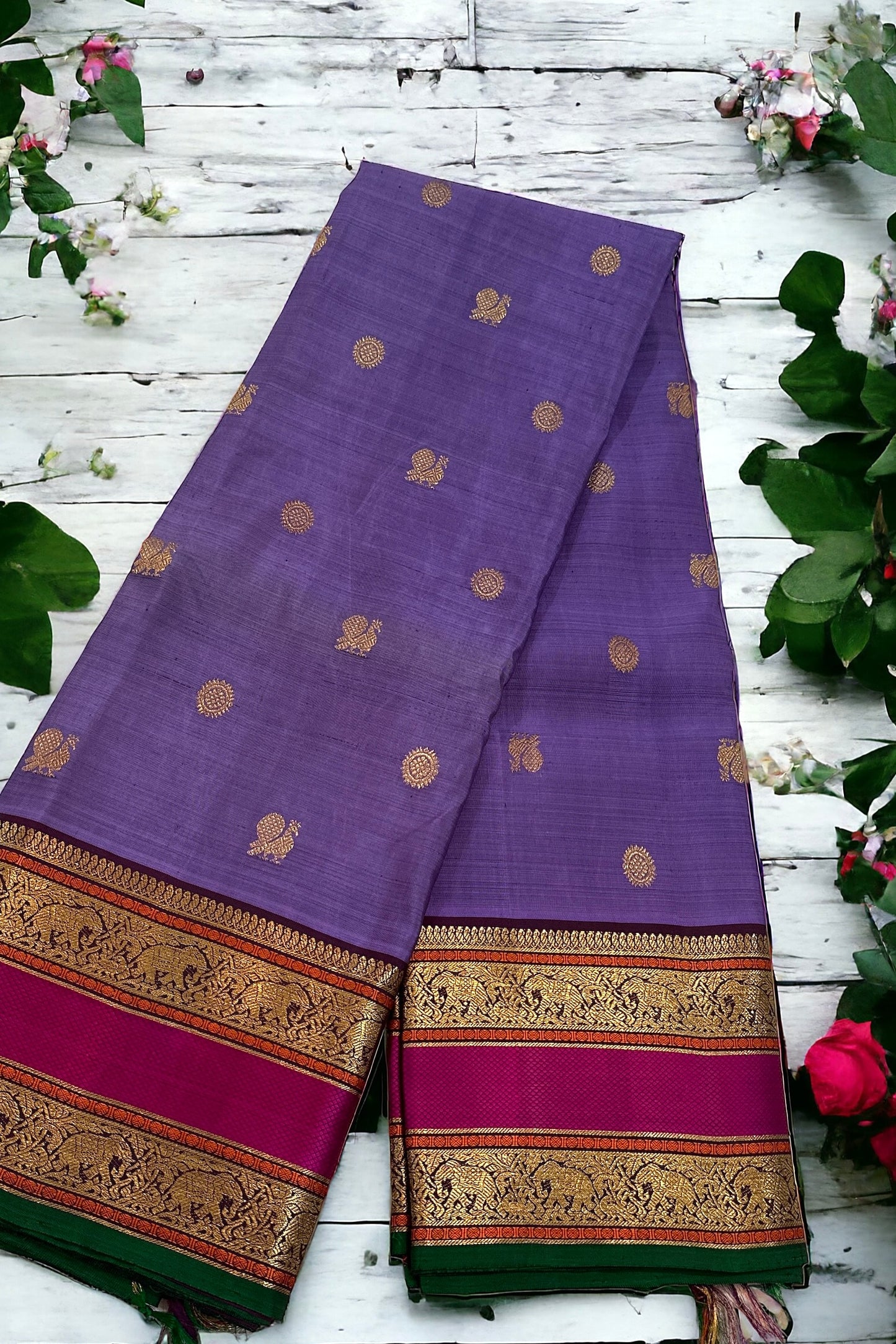 Kanjivaram Silk Saree - AW1216KS