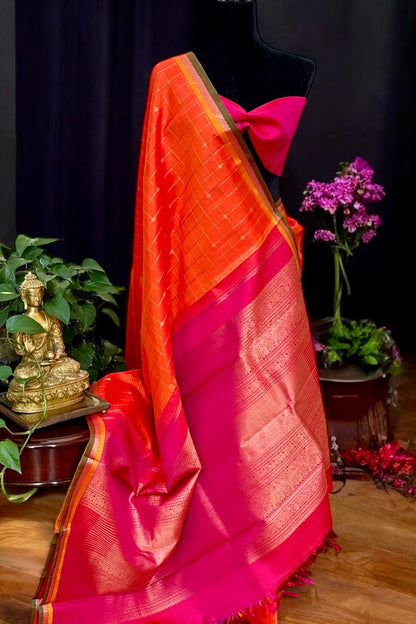 Kanjivaram Silk Saree - AW1357KS