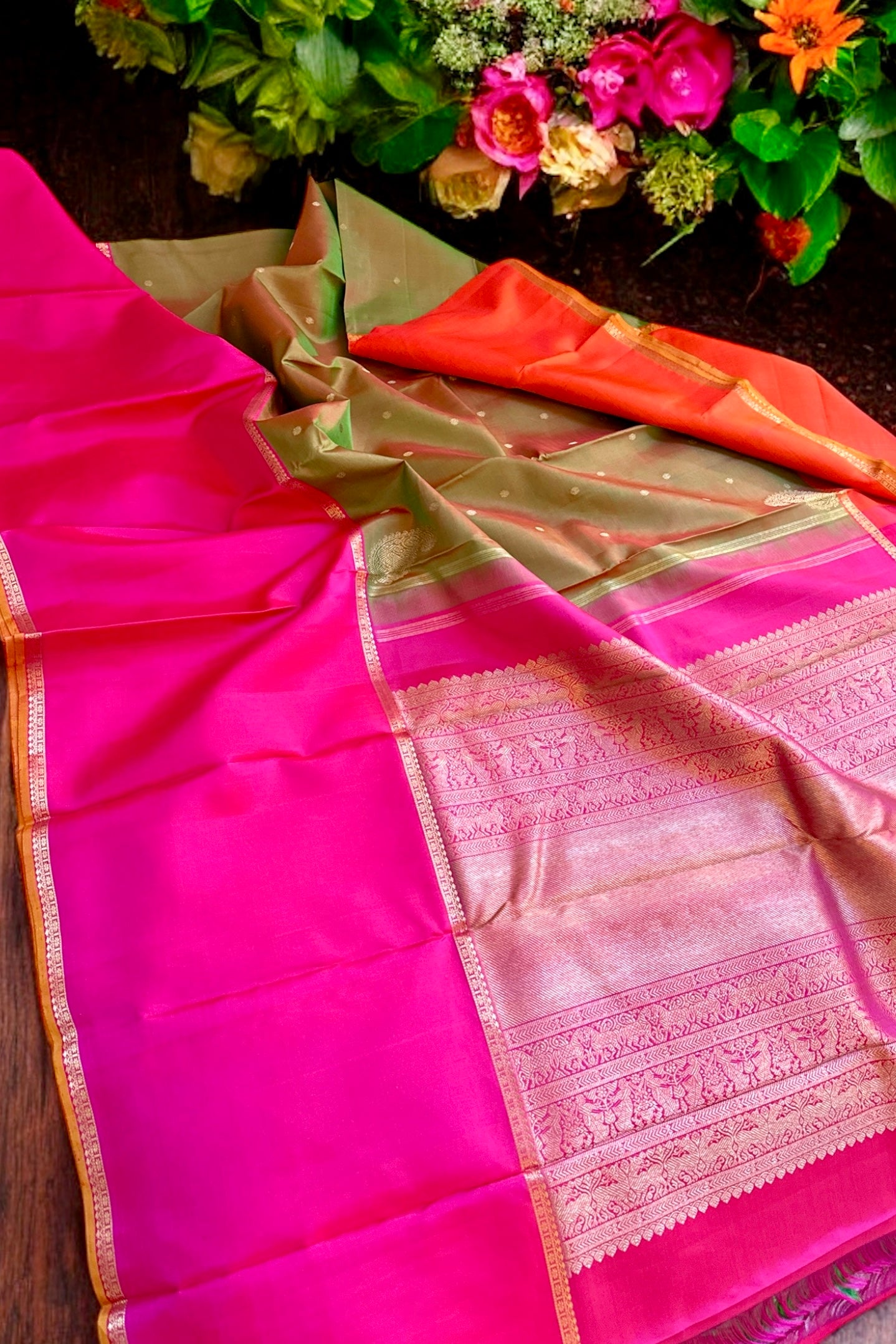 Kanjivaram Silk Saree - AW1502KS