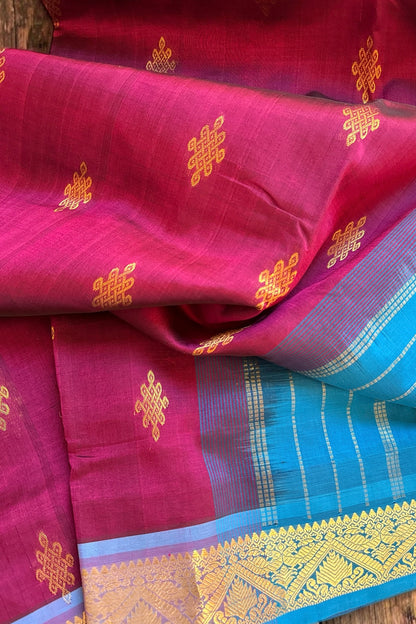 Silk Cotton Saree - AW1495SC
