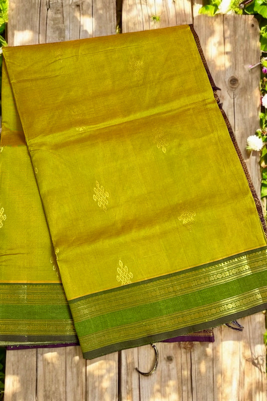 Silk Cotton Saree - AW1499SC