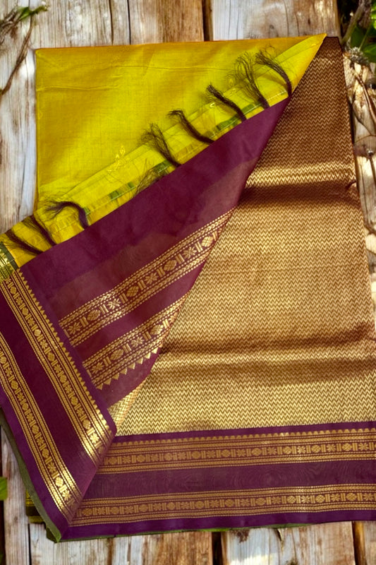 Silk Cotton Saree - AW1499SC