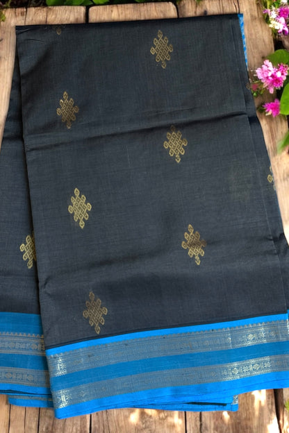 Silk Cotton Saree - AW1453SC