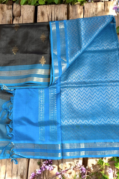 Silk Cotton Saree - AW1453SC