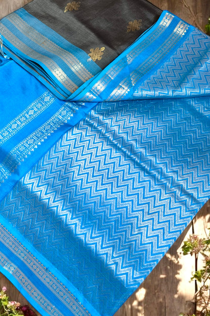 Silk Cotton Saree - AW1453SC