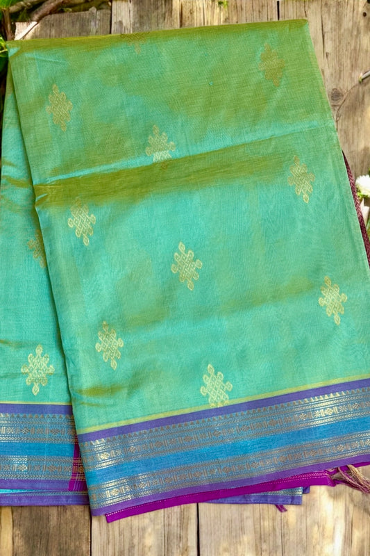 Silk Cotton Saree - AW1431SC