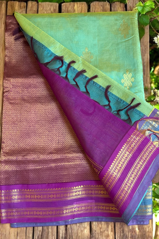 Silk Cotton Saree - AW1431SC