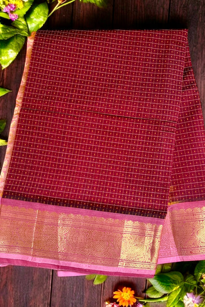 Silk Cotton Saree - AW1437SC