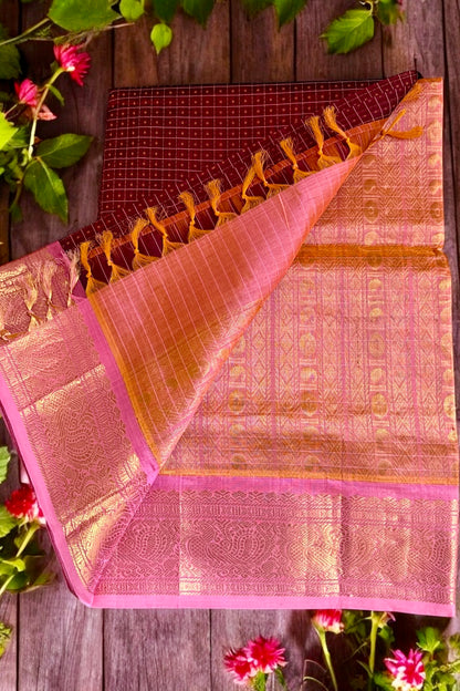 Silk Cotton Saree - AW1437SC