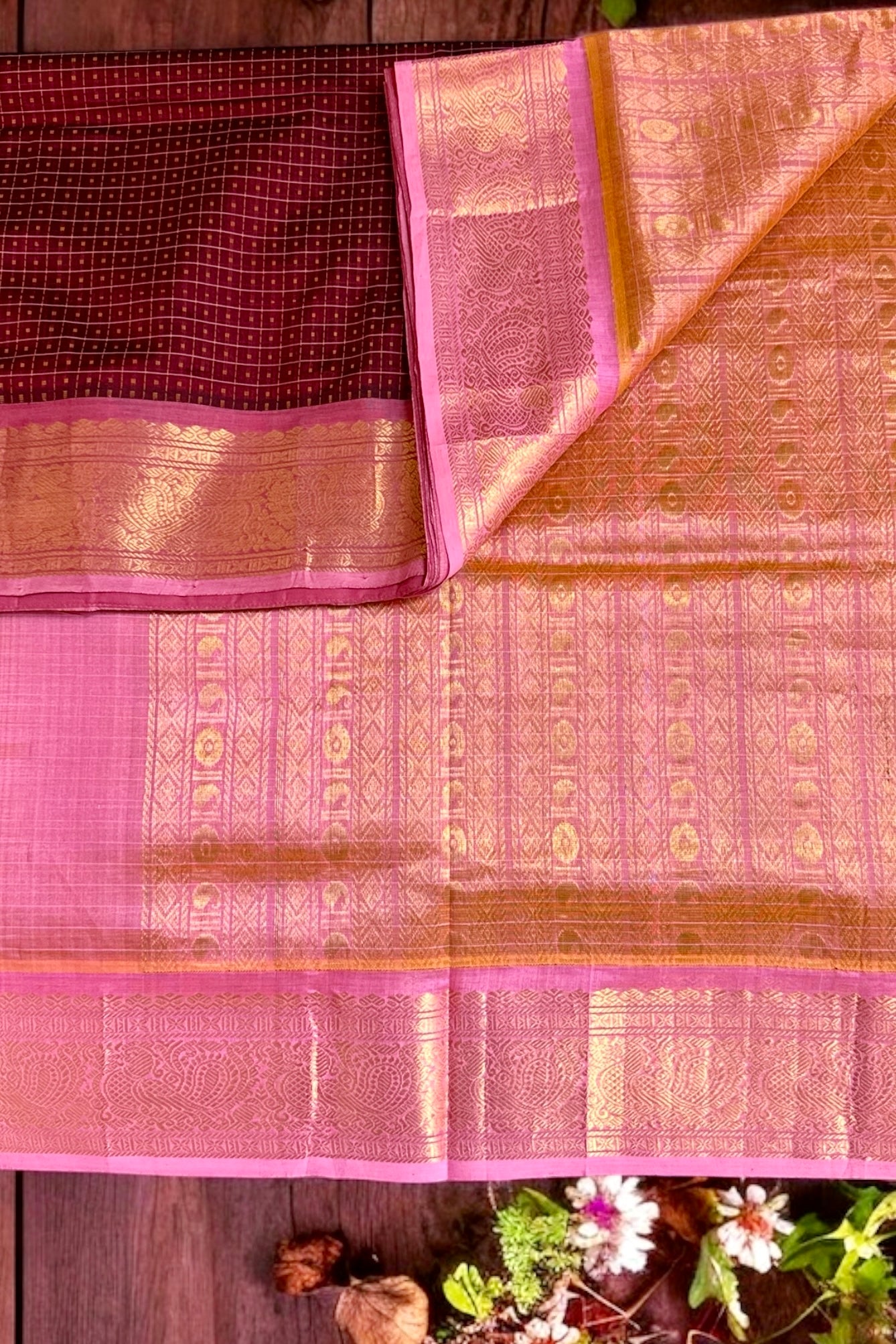 Silk Cotton Saree - AW1437SC
