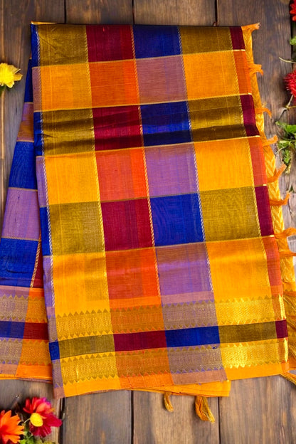 Silk Cotton Saree - AW1350SC