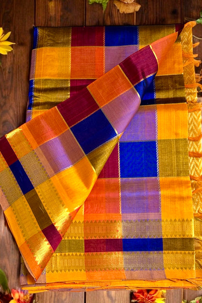 Silk Cotton Saree - AW1350SC