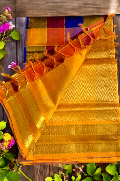 Silk Cotton Saree - AW1350SC
