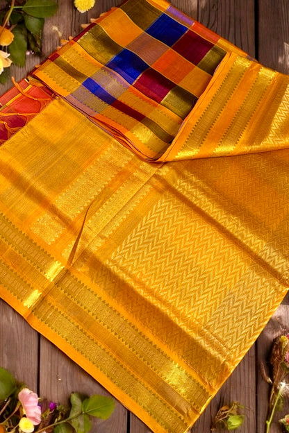 Silk Cotton Saree - AW1350SC