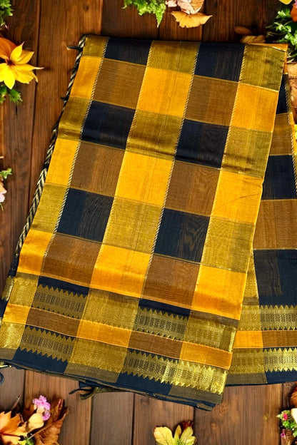 Silk Cotton Saree - AW1351SC