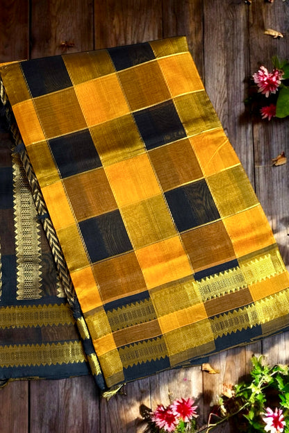 Silk Cotton Saree - AW1351SC