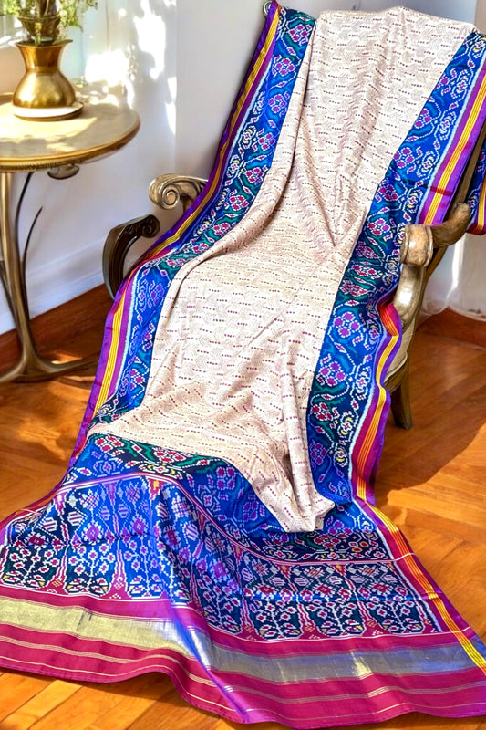 Handloom Fusion Saree - AW1004FUS