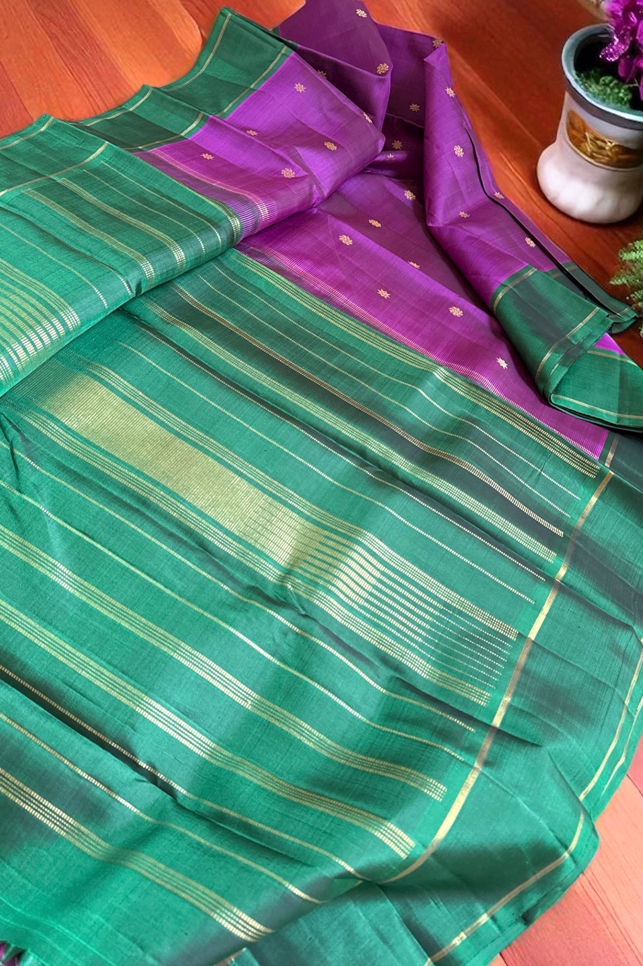 Kanjivaram Silk Saree - AW1648KS