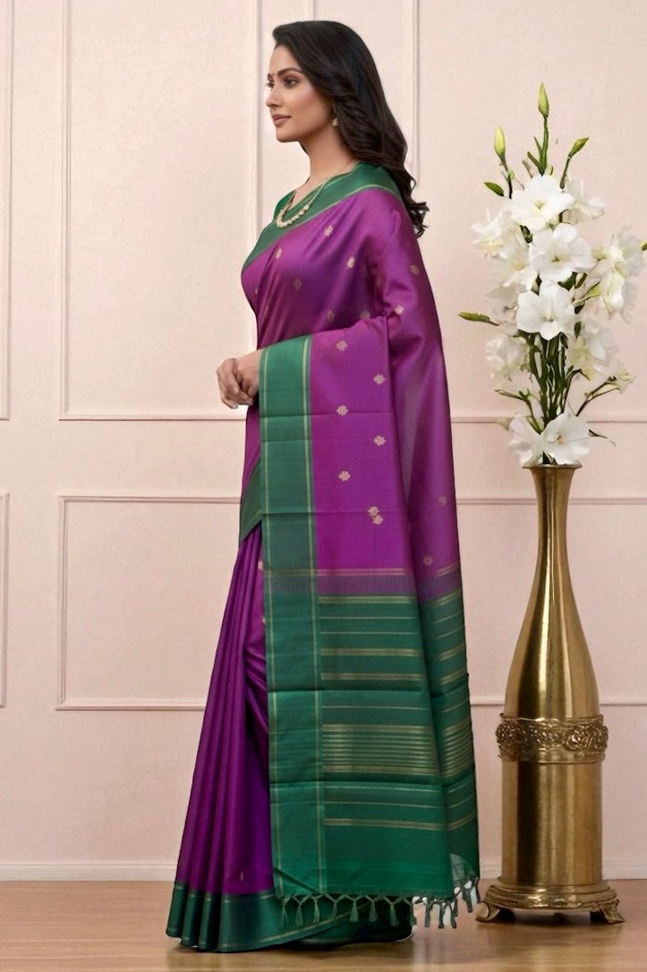 Kanjivaram Silk Saree - AW1648KS
