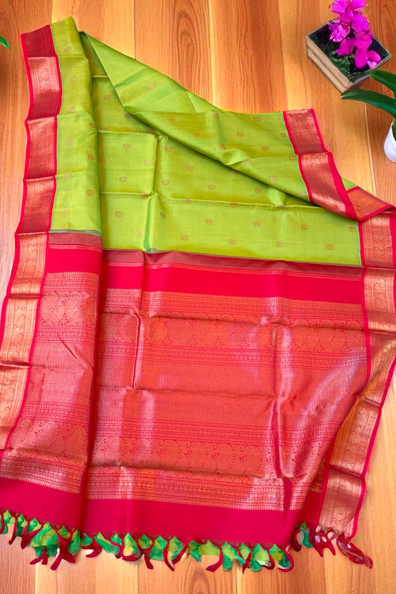 Kanjivaram Silk Saree - AW1201KS