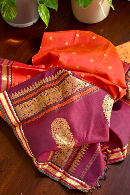 Kanjivaram Silk Saree - AW1861KS