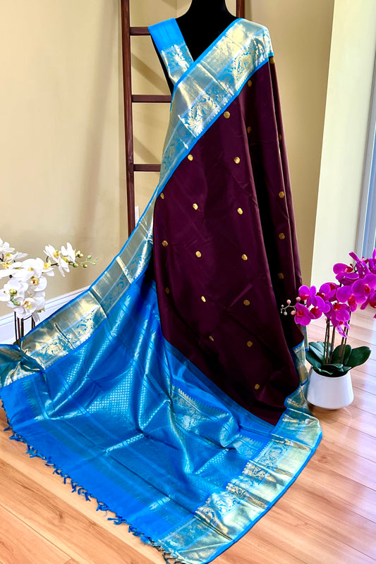 Kanjivaram Silk Saree - AW1223KS