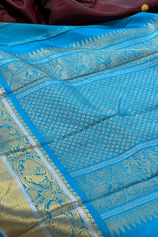 Kanjivaram Silk Saree - AW1223KS