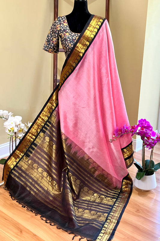 Silk Cotton Saree - AW1248SC