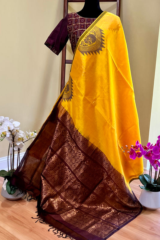 Silk Cotton Saree - AW1220SC