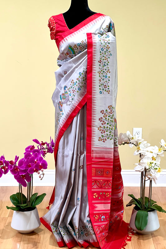 Kanjivaram Silk Saree - AW1256KS